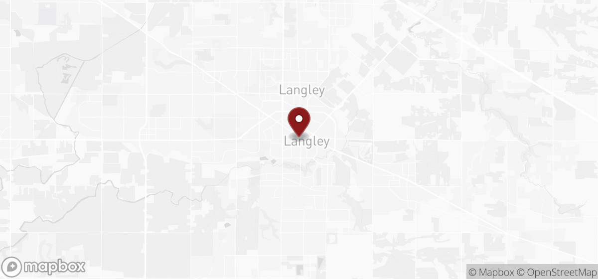 Map preview for junk removal in Langley (City)