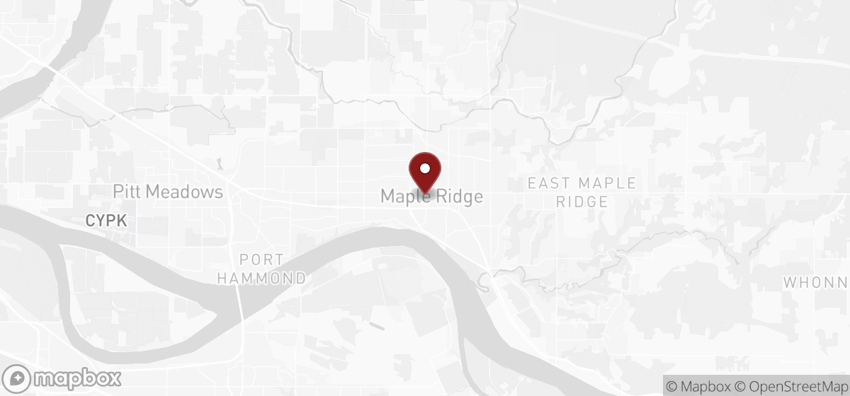 Map preview for junk removal in Maple Ridge