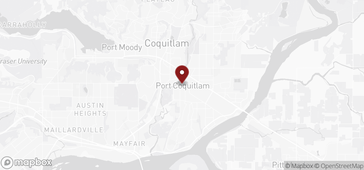 Map preview for junk removal in Port Coquitlam