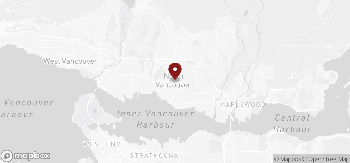 Map preview for junk removal in North Vancouver (City)